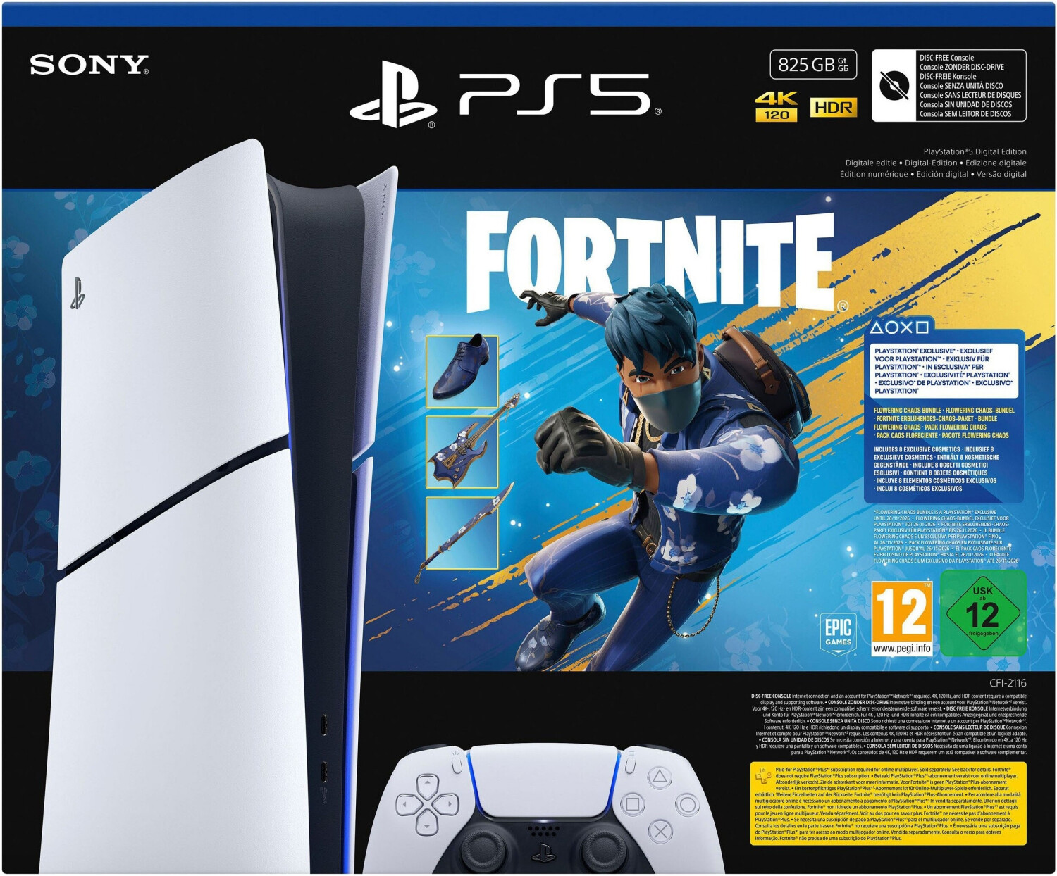 Sony PlayStation 5 Slim Digital Edition FORTNITE