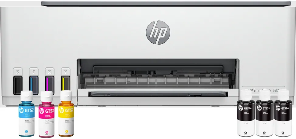 HP Smart Tank 580 Imprimante multifonction à réservoirs rechargeables (1F3Y2A)